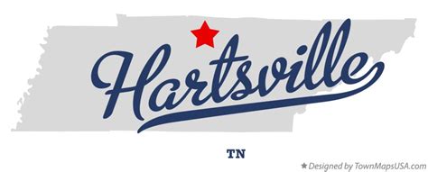 Map of Hartsville, TN, Tennessee