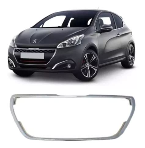 Friso Moldura Grade Parachoque Peugeot 208 2017 2018 2019 20