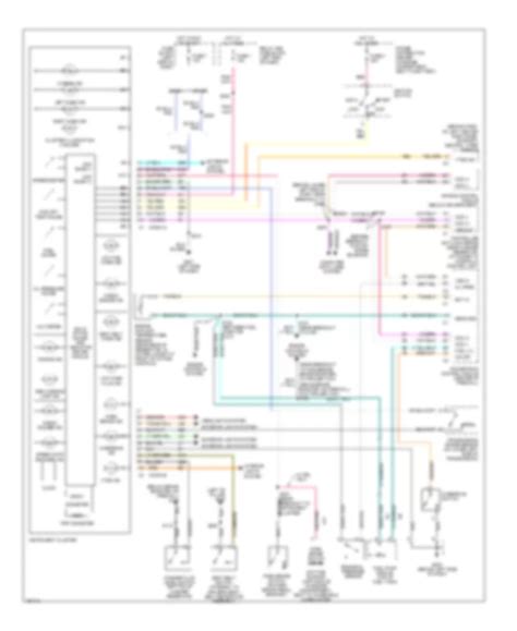 Instrument Cluster Dodge Ram Van B1500 2003 System Wiring Diagrams Wiring Diagrams For Cars