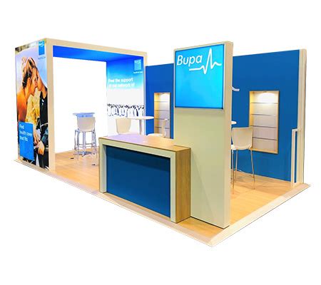 3 X 6 Smart Frame Modular Exhibition Stand Spyder Displays