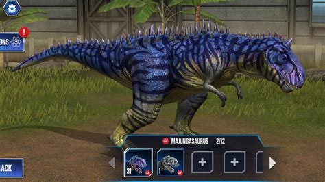 Fully Evolved Majungasaurus Looks Awesome Jurassic World The Game