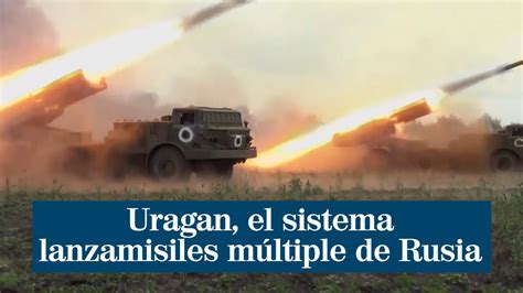 Uragan el lanzacohetes múltiple de Rusia para atacar posiciones en