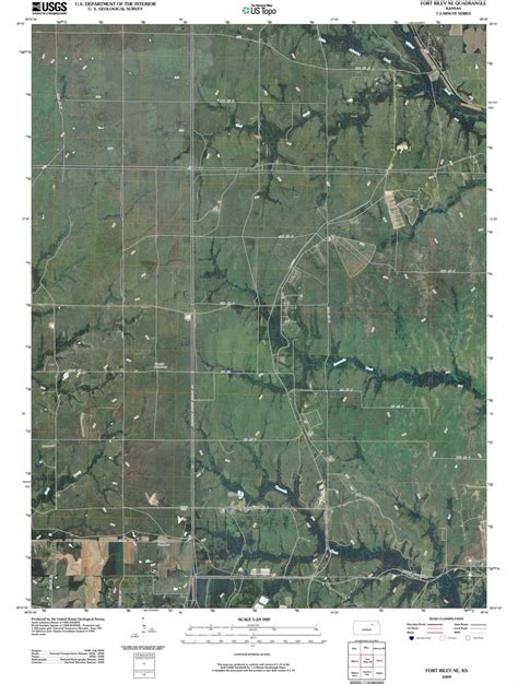 2009 Fort Riley Ks Kansas Usgs Topographic Map Historic Pictoric