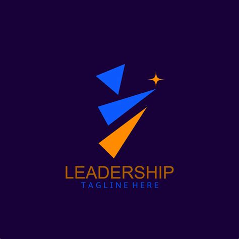 Successful People Logo Template Design Leadership Logo Concept Strong