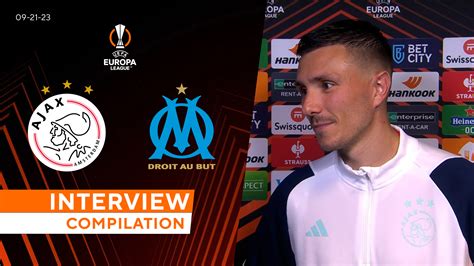 Watch UEFA Europa League Interview Compilation Ajax Vs Marseille