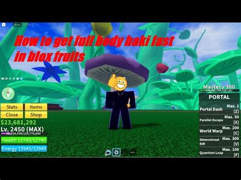 How To Get Full Body Haki Fast In Blox Fruits Roblox YouTube