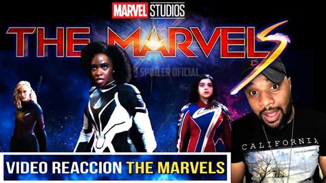 The Marvels Nuevo Tráiler Oficial Español Latino Video Reacción Hd