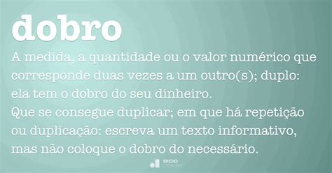 Dobro Dicio Dicion Rio Online De Portugu S