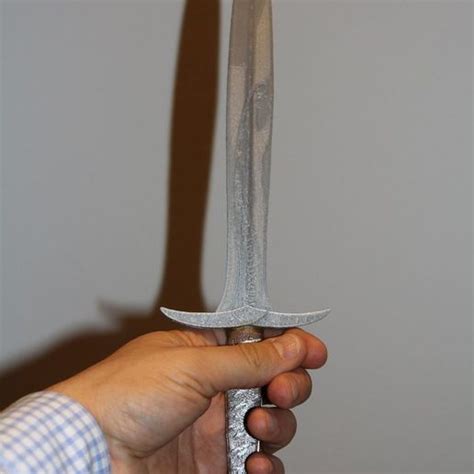 Free Stl File Sting Bilbos Sword Dagger Easy Print・3d Printer