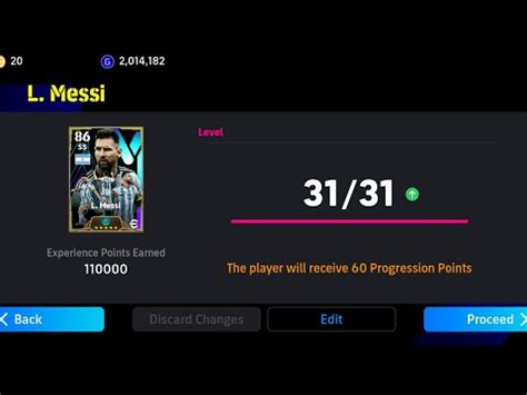 Rated Leo Messi Max Level Max Rating Efootball Level Up Leo