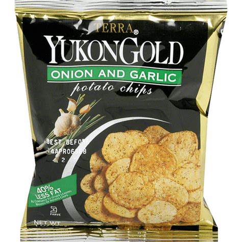 Terra Yukon Gold Potato Chips, Onion and Garlic | Snacks, Chips & Dips ...