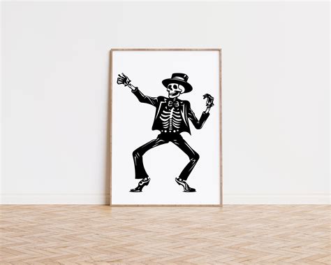 Dancing Skeleton SVG Skeleton SVG Dancing Skeleton - Etsy