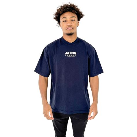 La Uni Sex Crew Washed Navy Blue Jaxon Boxing Gear