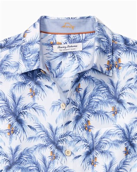 Online Wholesale Shop 98 Tommy Bahama Mens Rio Fronds Hawaiian 100 Silk Aloha Camp Shirt L