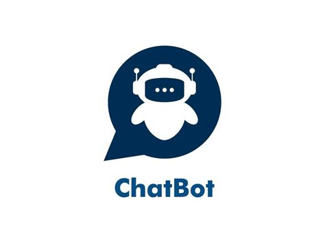 Robot Chat or Chat Bot logo. modern conversation automatic technology ...