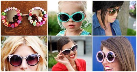 16 Easy Ways To Decorate Your Old Sunglasses Diy Sunglasses Crafts Diy Crafts