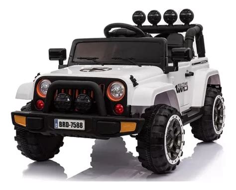 Jipe Infantil Carro El Trico Off Road X Bangtoys V Branco