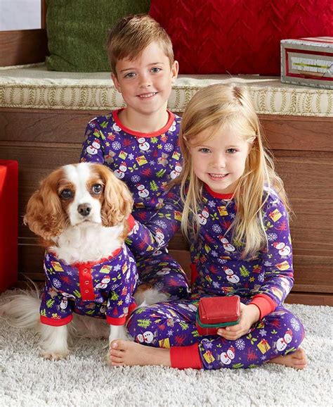 Matching Children And Pet Christmas Pajamas Matching Christmas