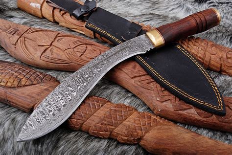 Hand Forged Kukri Knife Bushcraft Kukri Knife Hunting Knife - Etsy