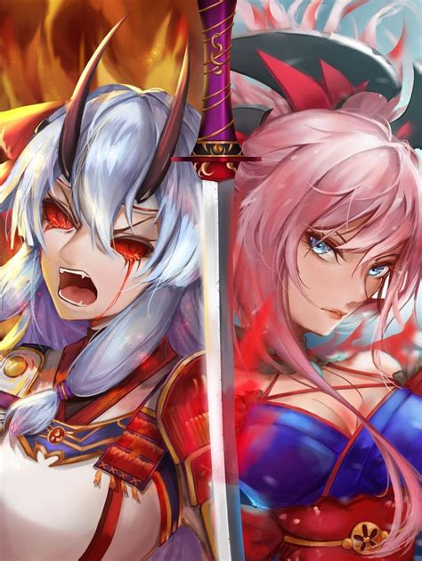 Tomoe Gozen Miyamoto Musashi Fate Grand Order Fate Characters Fate