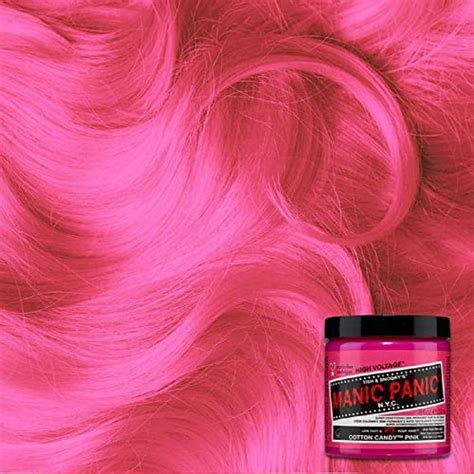 Manic Panic Cotton Candy Pink Hair Dye Classic High Voltage Semi Permanent Neon Bright Cool