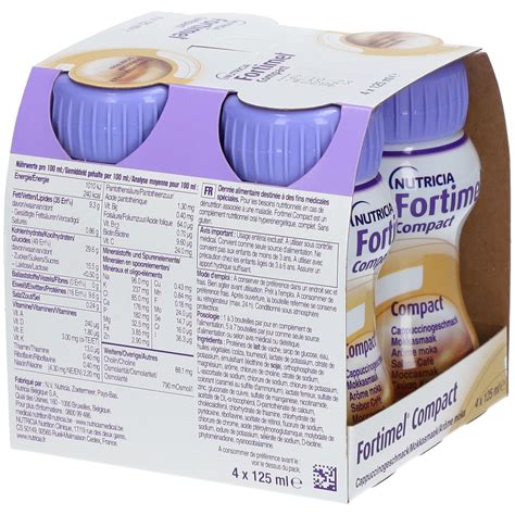 Fortimel Compact 2 4 Cappuccino 4x125 Ml Redcare Apotheke