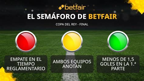 El semáforo de Betfair para la final de la Copa del Rey Athletic Club