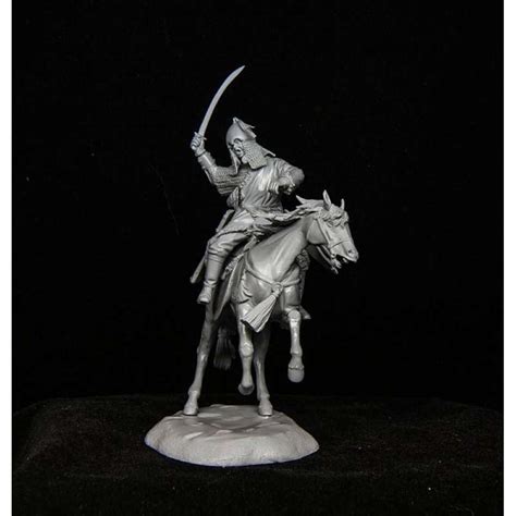 Figurine de guerrier mongol 13 14ème siècle en résine 54mm Maquettes