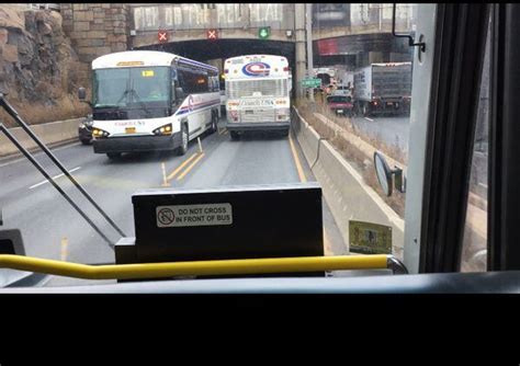 Youre Stuck In The Bus Lane As Lincoln Tunnel Traffic Speeds By Why