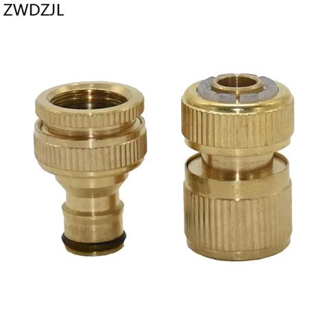 Wxrwxy Brass Hose Connector 1 2 16mm Garden Hose Brass Fittings The