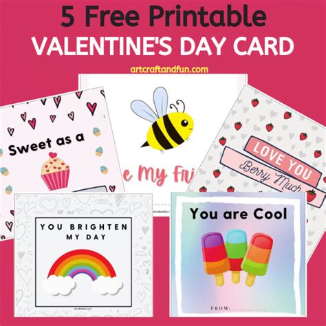 Free Printable Valentine’s Day Cards For Friends