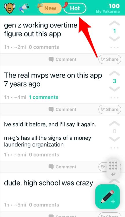 Top Yik Yaks