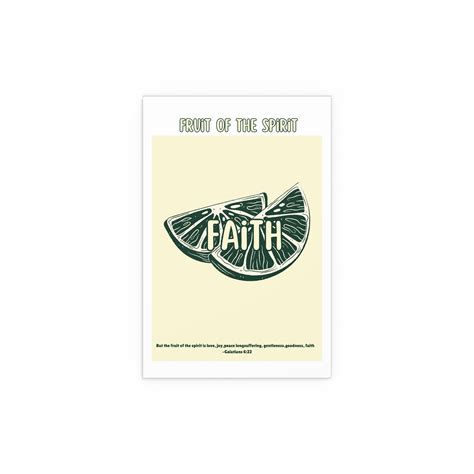 Fruit of the Spirit Poster Poster for Christian Christian - Etsy