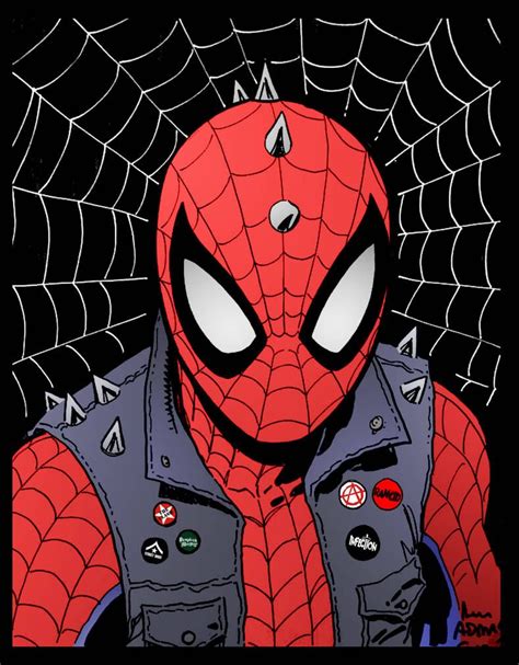 Spider Punk For Cmf By Drdoom On Deviantart Spiderman Tattoo