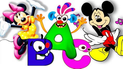 Disney Abc Song Alphabet Mickey Mouse Minnie Mouse Donald Duck