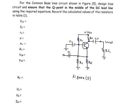 Answered For The Common Base Bias Circuit Shown Bartleby