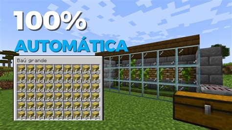 Farm De Madeira Super F Cil Para Minecraft Bedrock E Java Youtube