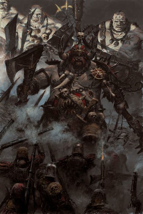 art for games workshop publication 'ogre kingdoms' by Adrian Smith : r ...