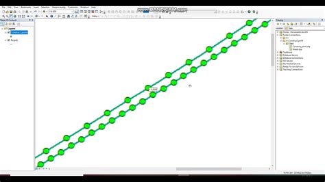 Create Point Features Along A Line In Arcgis Youtube