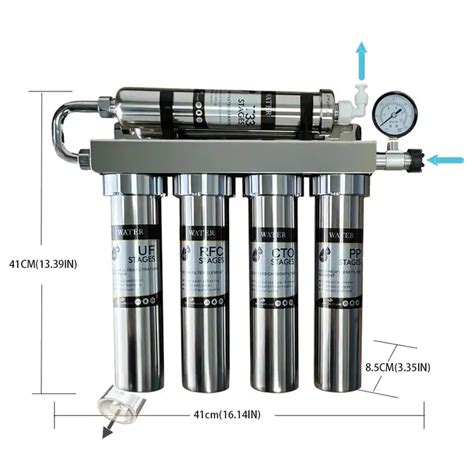 Multi Stage Activated Carbon Resin Ultrafiltration Uf Element Stainless