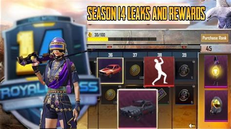 PUBG Mobile Season 14 Royale Pass 1 To 50 RP Rewards