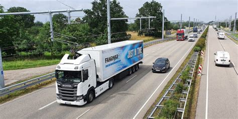 So sieht mögliche Zukunft für Oberleitungs Lkw aus