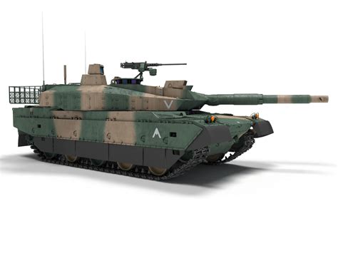 Type 10 Tank - 3D Model by Mermodels