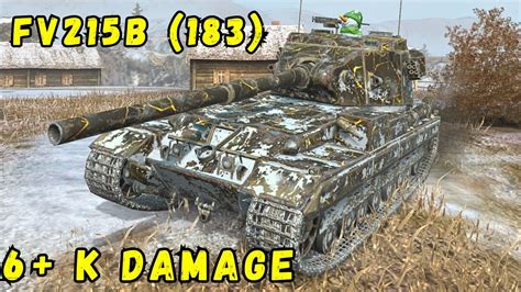 FV215b 183 6 2 K DAMAGE 3 KILLS Blindshot WOT Blitz Replays