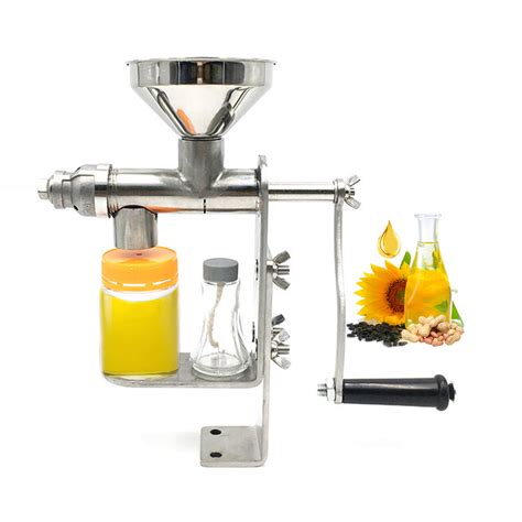 Vevor Manual Oil Press Stainless Steel Oil Press Machine Nut And Seed