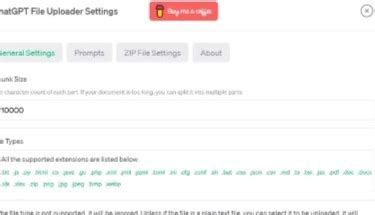 Chatgpt File Uploader Extended