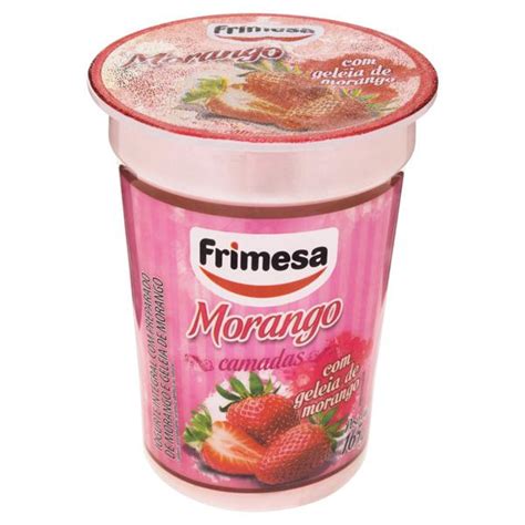 Iogurte Integral Morango Frimesa Camadas Pote 165g Supermercado Mundial