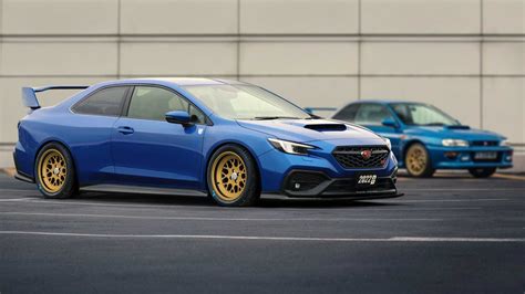 Subaru 2022b Rendered As Modern Version Of Classic 22B STI