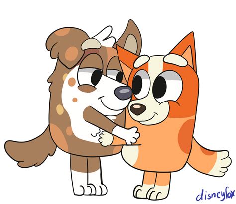 Hugging Bingo By Disneyfoxx On Deviantart