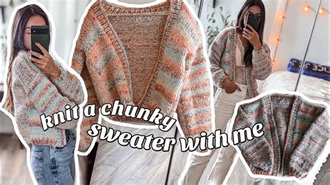 How To Knit A Chunky Cardigan Easy Beginner Friendly Step By Step